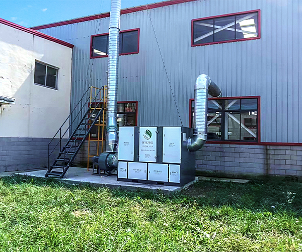 烟台某机电设备制造企业VOCs废气处理实践案例