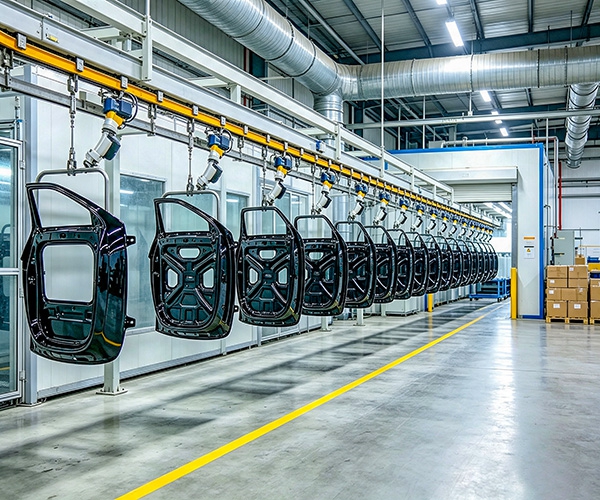 工业喷漆流水线完整工艺流程！从前处理到成品全步骤解析